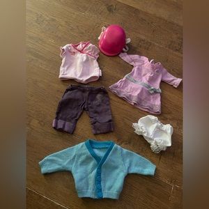 American Girl doll Misc clothes & helmet